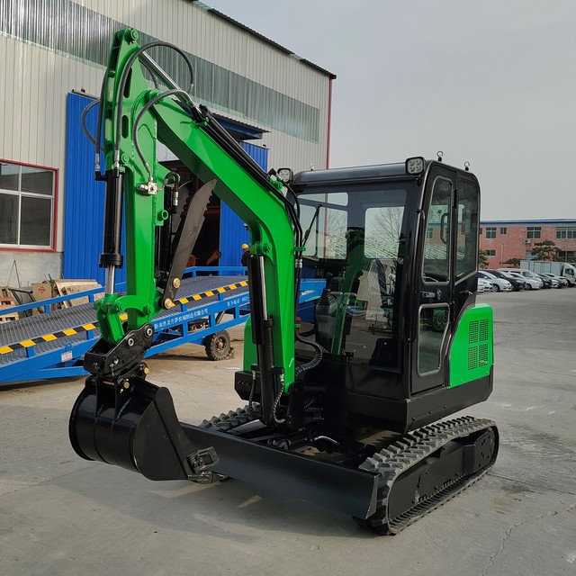 Hot Selling Qh12 Side Swing Small Excavator New Crawler 2 Ton 2.5 Ton 3 Ton Excavator Quality Used Mini Excavator for Sale