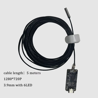 Venta al por mayor 1MP CMOS Sensor Ov9734 microscopio 6mm endoscopio médico pequeño 5M Cable Usb Módulo de cámara para Dental