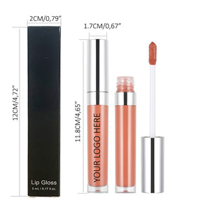 20-Màu Sắc Sáng Khoáng Chất Lỏng Lip Men Dưỡng Ẩm Vegan Không Thấm Nước Lip <span class=keywords><strong>Gloss</strong></span> Biểu Tượng Tùy Chỉnh Tàn Ác-Miễn Phí Matte Plumping Tư Nhân - Product Image 1