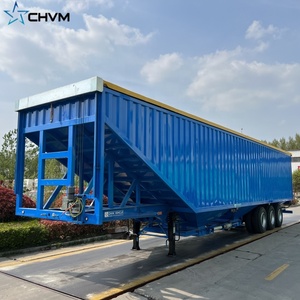 Remolque <span class=keywords><strong>para</strong></span> Granos, Remolque <span class=keywords><strong>para</strong></span> Transporte de Cereales, Remolque <span class=keywords><strong>para</strong></span> Cacahuetes y Trigo con Fondo de Tolva en Venta - Product Image 2