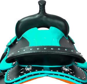 Selle de ranch occidental de qualité personnalisée cuir de vachette confortable siège profond durable trail équitation tack bois arbre cuir de qualité pour les courses - Product Image 2