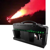 Pistolet à CO2 en métal avec télécommande LED et lumières multicolores pour fêtes, mariages, événements DJ, canon à confettis