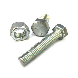 Vis hexagonale à filetage complet métrique M3-M16, finition jaune passivé, fixations <span class=keywords><strong>DIN933</strong></span> <span class=keywords><strong>ISO4017</strong></span> - Product Image 2