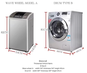 <span class=keywords><strong>ผ้า</strong></span>คลุมเครื่อง<span class=keywords><strong>ซัก</strong></span><span class=keywords><strong>ผ้า</strong></span>/อบ<span class=keywords><strong>ผ้า</strong></span>แบบฝาหน้า ยี่ห้อ KANGSHI รุ่นมาตรฐาน ผลิตจากโพลีเอสเตอร์ กันน้ำ กันฝุ่น พร้อมซิป  สำหรับใช้ในครัวเรือน - Product Image 5