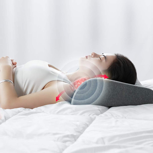 Oreiller cervical en mousse à mémoire de forme au charbon de bambou, forme cale, pour le sommeil, à prix abordable - Product Image 5