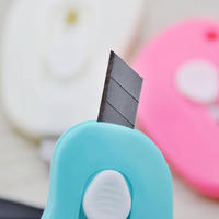 Couteau utilitaire miniature portable de haute qualité, taille de poche, coupe-plastique artisanal avec ouvre-boîte express, fournitures de couture, 6g