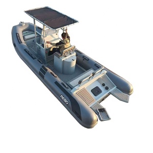 Hoa Kỳ 21ft <span class=keywords><strong>6</strong></span>.4M nhôm hull Inflatable thuyền sườn hypalon Orca với sống tốt - Product Image 4