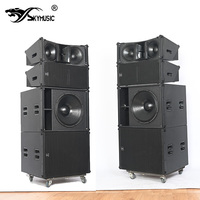 Sistema de Sonido Line Array Portátil Todo en Uno con Alimentación Integrada y Sistema de Montaje, Listo para Usar, para DJ Móviles, Bodas, Festivales al Aire Libre