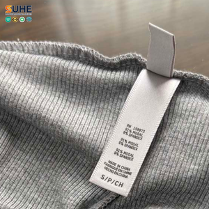 SUHE OEM ODM Ribbed Modal Spandex Elastic Waist Loose High Waist Flare Leggings Womens Yoga Bootcut Summer <b>Pants</b> - Product Image 5