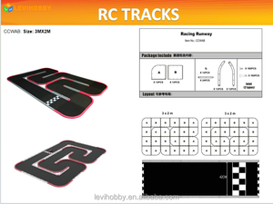 LEVIHOBBY Pista de Carreras RC Mini-z Grand Prix de 3x2m, Fácil de Montar y Desmontar, Venta al Por Mayor Disponible - Product Image 3