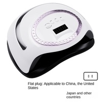 Machine de photothérapie à lampe à ongles LED haute puissance 66 lumières Dispositif de polymérisation UV à induction infrarouge pour la cuisson des ongles à la maison