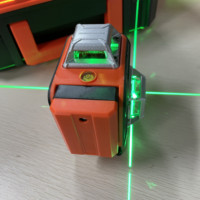 Niveau Laser à faisceau vert 4D à nivellement automatique 4x360 lignes croisées, outil de nivellement et d'alignement à quatre plans pour la Construction