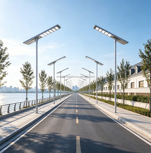 Lampione Solare Serie 7 ad Alta Luminosità WON-702-5 500W con Telecomando per Vialetti - Illuminazione Stradale Solare - Product Image 4