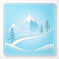 Tapis de Mahjong pour le ski d'hiver, motif flocon de neige, couverture de table carrée, imperméable, pliable, avec dos en caoutchouc, bordure cousue, accessoire de jeu
