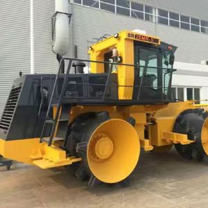 Compacteur de déchets pour déponement 20-35 tonnes SR23MR, compacteur de déchets hydraulique 23 tonnes, compacteur de déchets à 4 roues motrices - Product Image 2