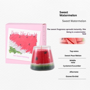 Kit de Matériaux DIY pour Bougie Parfumée en Verre avec Peinture au Sable Parfumée d'Intérieur Originale – Cadeau d'Anniversaire et de Mariage - Product Image 4