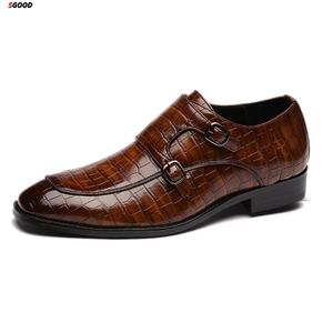 Chaussures de danse latine pour hommes en cuir véritable avec semelle extérieure en daim et doublure en coton pour adultes - Product Image 2