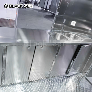 Chariot de boulangerie mobile pour la cuisine de rue européenne, <span class=keywords><strong>remorque</strong></span> de camion de nourriture en aluminium pour la vente, unique - Product Image 5