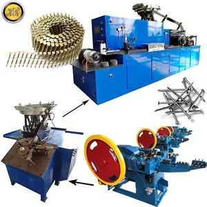 High Speed Coil Nail Collators Making Machine Roofing Coil Nail Welding Machine