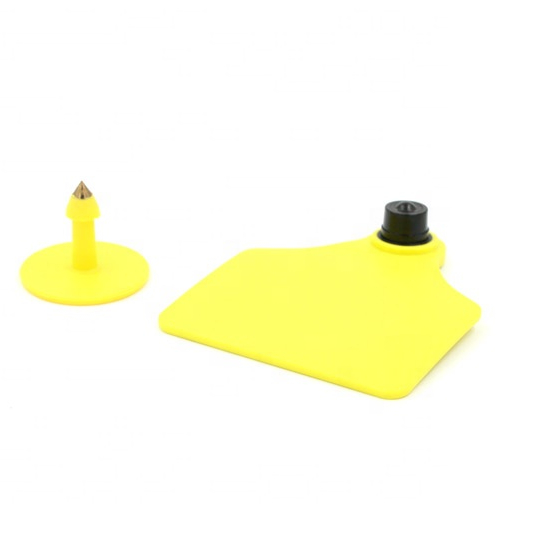 Пользовательские 134,2 кГц электрические уши для животных и для защиты крупного рогатого скота в горе или лесу с считывателем, проверка на большие расстояния