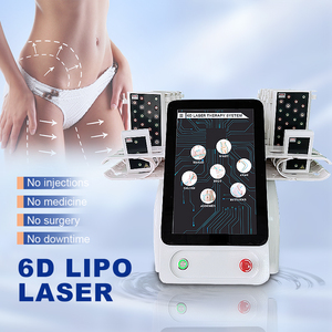 Machine de perte de graisse <span class=keywords><strong>non</strong></span> <span class=keywords><strong>invasive</strong></span> à prix de gros, Lipo Laser 6D avec 8 plaques, remodelage corporel, laser diode 650&780&980nm - Product Image 1