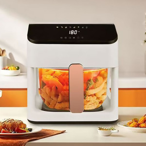 <span class=keywords><strong>Friggitrice</strong></span> <span class=keywords><strong>ad</strong></span> <span class=keywords><strong>Aria</strong></span> Elettrica Quadrata Moderna con Touch Screen, Senza Olio, Capacità 8L, per Uso Domestico e Alberghiero, con Pentola Trasparente in Vetro - Product Image 2