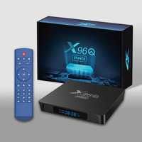 Nuevo TV Box Android X96Q Pro 2024, 4K, 1GB RAM, 8GB ROM, 2GB 16GB, WiFi 2.4G, Allwinner H313, Android 10.0, Smart Set-Top Box, IPTV