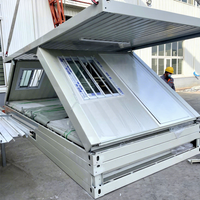 Conteneur personnalisé, soudage automatique, conteneur préfabriqué, mini-maison pour centre commercial, rue