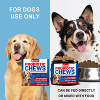 Friandises à Mâcher Probiotiques pour Chiens, Approvisionnement Direct Usine, 200g, Absorption Rapide, Soutien Sûr à la Santé Digestive, Renforce l'Immunité, Complément Alimentaire pour Animaux de Compagnie