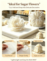 Papier Wafer pour Décoration de Mariage A4, 100 Feuilles, 0,35 mm – Fournitures pour Décoration de Gâteaux, Matériel de Pâtisserie – Vente en Gros Direct Usine en Vrac