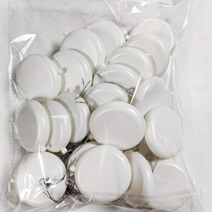 Decorazioni Natalizie Rotonde Bianche Opache in Plastica da 3,15 Pollici, Design Moderno per Albero <span class=keywords><strong>di</strong></span> <span class=keywords><strong>Natale</strong></span> e Fai-da-Te - Product Image 4