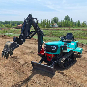 Suministro de fábrica: Tractor compacto de orugas de caucho, rotocultivador, excavadora, miniexcavadora - Product Image 2