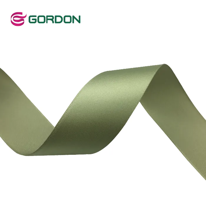 Gordon Ribbons Cintas nastro di raso tinta unita formato personalizzato 100% poliestere bordo tessuto nastro regalo