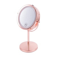 Miroir de maquillage LED rond double face Greenfrom avec kit d'éclairage D710