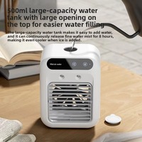 Ventilateur de refroidissement portable pour animaux de compagnie avec pulvérisation de brume, ventilateur d'air frais pour chats et chiens, rechargeable par USB, appareil de refroidissement estival