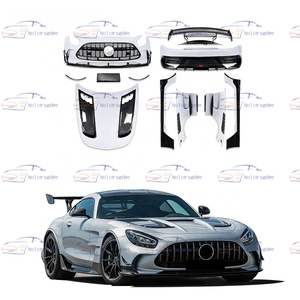 Usine directement vente fibre de carbone FRP moteur capot voiture pare-chocs becquet série noire BS large Bodykit pour BENZ AMG GT <span class=keywords><strong>GTC</strong></span> GTS - Product Image 3