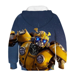 <span class=keywords><strong>Nueva</strong></span> Sudadera con Capucha 3D de Anime Bumblebee 2026 - Disfraz Infantil de una Pieza para Venta al por Mayor - Product Image 2