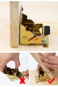 Bản Lề 90 Độ Chân Đế Gấp Bàn Chân Giá Đỡ Bản Lề Nội Thất - Product Image 2