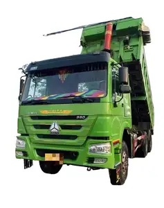 הנמכרים ביותר howo מהדורה קלאסית 6*4 dump משאית ידנית הילוכים דיזל שמאל היגוי 6 x4 כונן גלגל כבד משאית