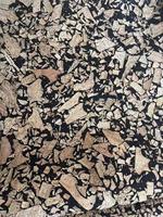 0.5mm écologique matériau recyclé café moulu liège tissu PU véritable cuir de liège liège naturel pour sacs artisanat décoratif