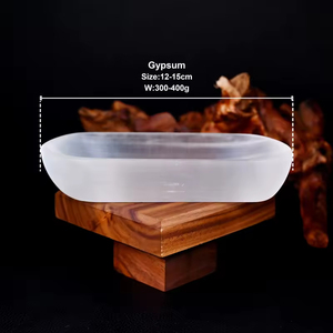 Cuenco de Selenita de Cristal Natural, Decoración para el Hogar, Feng Shui, Decoración de Escritorio para Oficina, Venta al por Mayor - Product Image 3