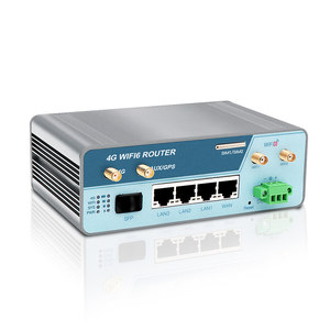 Routeur cellulaire SERIALLINK Dual SIM 4G pris en charge 4X1000M Ports LAN/WAN 1xSFP Port 48V sortie POE en option DC12-55V alimentation - Product Image 3