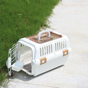 छोटे आउटडोर शैली की वाहक बिल्ली कुत्ते पिंजरे बैकपैक के साथ हवाई यात्रा के लिए छोटे जानवरों के लिए सिरेमिक इनडोर विशेष सुविधाओं के साथ - Product Image 4