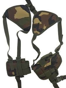 Verstelbare Dubbele Mag Zakje Schouderholster Tactische Nylon Pistool Oksel Verborgen Onderarm Schoudertas <span class=keywords><strong>Holster</strong></span> - Product Image 2