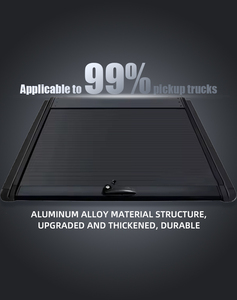 Cubierta de Tonneau de aluminio enrollable plegable retráctil para Nissan Navara D40 Isuzu Dmax <span class=keywords><strong>Dodge</strong></span> <span class=keywords><strong>Ram</strong></span> 1500 función impermeable y de bloqueo - Product Image 6