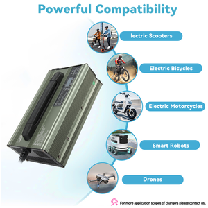 C1200t xe máy sạc lithium năng lượng mặt trời CHARGE <span class=keywords><strong>CONTROLLER</strong></span> sạc nhanh e-bike sạc với Auto cut-off thông minh Battery <span class=keywords><strong>Charger</strong></span> - Product Image 3