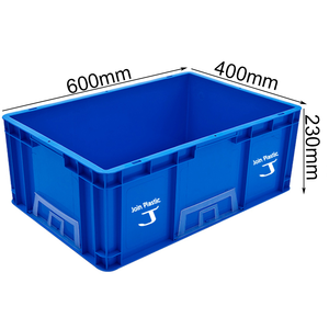 Tham Gia Tiêm Nhựa Bin Stackable Doanh Thu Hộp Di Chuyển Công Cụ Công Nghiệp Logistics Kho Lưu Trữ Hộp Nhựa Crate