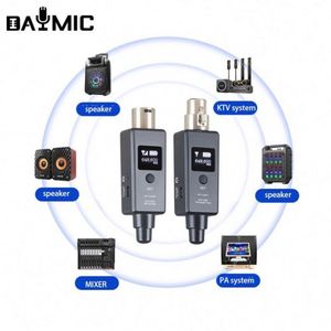 ระบบไมโครโฟนไร้สาย UHF ระดับมืออาชีพสำหรับขายส่ง พร้อมอะแดปเตอร์ XLR สำหรับไมโครโฟนไดนามิก ใช้กับระบบมิกเซอร์ PA - Product Image 6