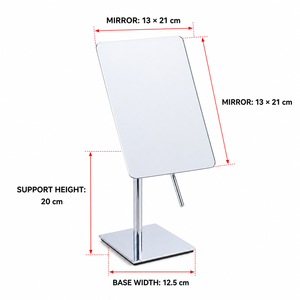 Specchio LED Intelligente <span class=keywords><strong>di</strong></span> Lusso Moderno con Cornice in Acciaio, Rettangolare, Antiappannamento, Touch Screen, Accessorio da Bagno - Product Image 3