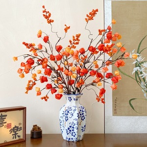 Fleurs artificielles de Physalis Qingyu Chronicle pour la décoration intérieure, les mariages, les fêtes et la mise en scène sur le bureau - Product Image 2